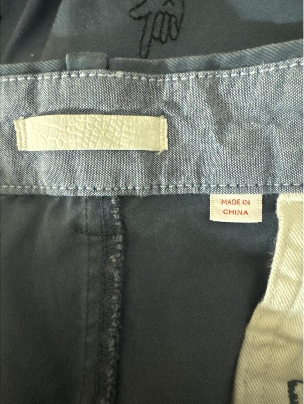 Lacoste L!VE Blue Graphic Chino Shorts FR 46 US 36 - Picture 5 of 8